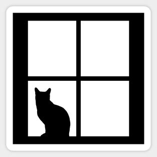 Window Cat Sticker